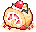 ケーキのピクセルアート練習画像
